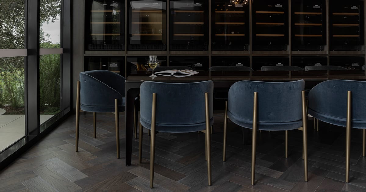 The Oxalade Wine Bar - Hawoods Croydon Herringbone timber flooring